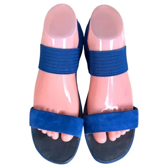 Camper Right Nina 21735-058 Blue Suede Strap Sandals Size EU 39 US 9 - Picture 5 of 11